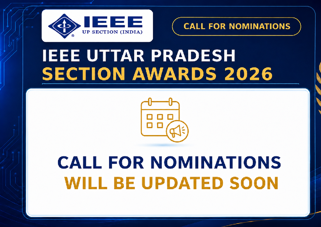 IEEE UP Section Awards 2026 Call for Nominations